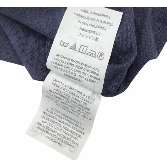 J.Crew Dot Print Cotton Midi Sun Dress 00 Tie Straps Navy Ratti Happy Cat F1960 - Picture 9 of 9